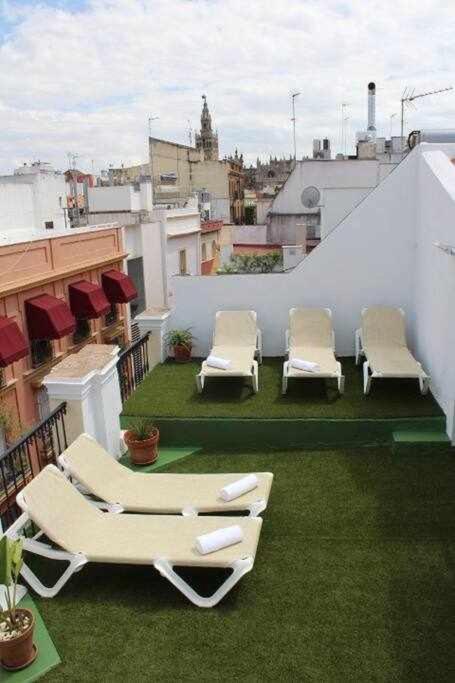 Casa Palacio Del Siglo XVIII En Centro Sevilla Esterno foto