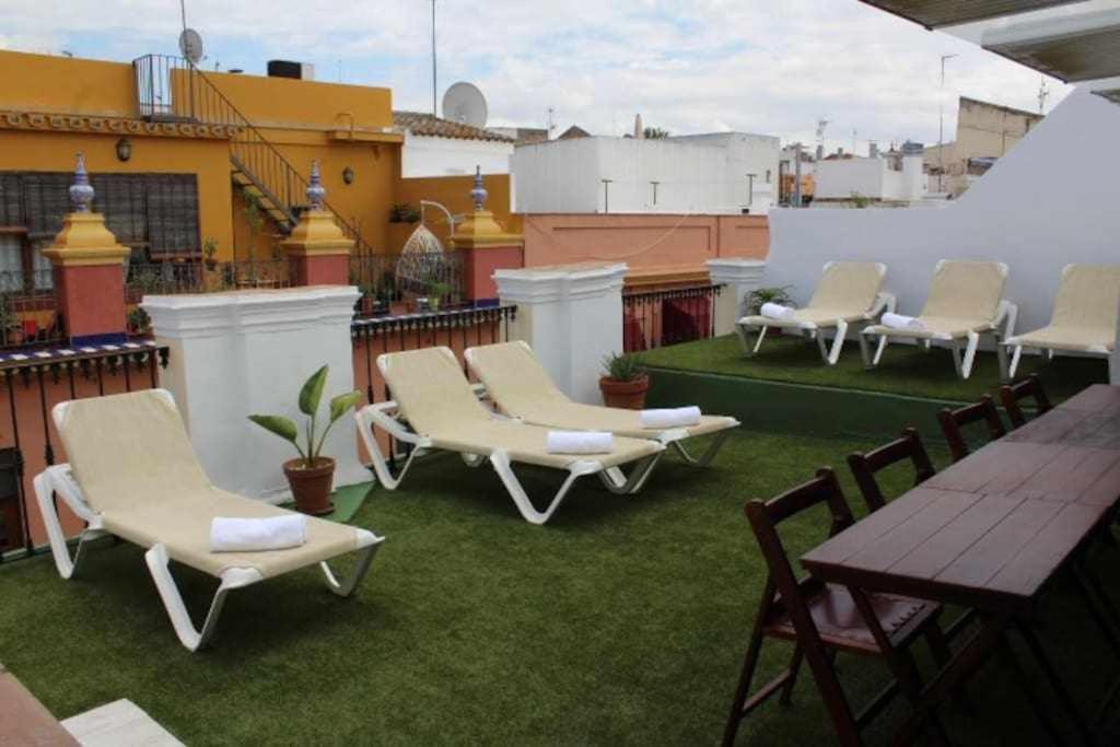Casa Palacio Del Siglo XVIII En Centro Sevilla Esterno foto